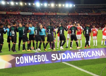 ¡El VAR apareció en el país durante el duelo Santa Fe 1-1 Cali!