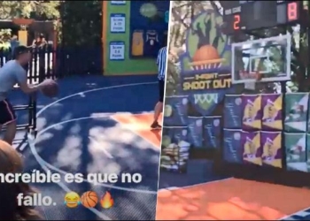 ¡James Rodríguez también es un crack en el baloncesto!
