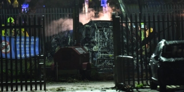 Video con el momento exacto en el que se estrelló el helicópeto del Leicester City