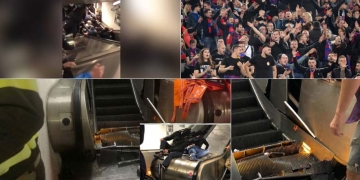 Escalofriante accidente antes de un partido de Champions League