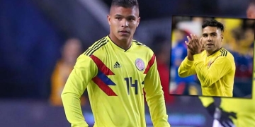 Del “Cucho” Hernández y Falcao tras los goles a Costa Rica