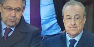 Mensajes para Florentino Pérez por James Rodríguez y CR7 tras la caída del Madrid en el clásico