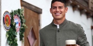 Salud y buen Oktoberfest, James Rodríguez