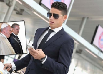 ¡El regalo de James Rodríguez al papa Francisco!