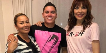 Juanfer Quintero y su regalo a Lorena Meritano en el Día Mundial contra el Cáncer de Mama
