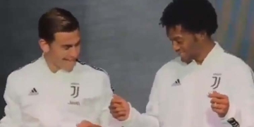 El baile de Juan Guillermo Cuadrado y Paulo Dybala en evento de la Juventus