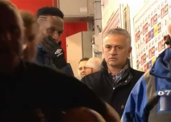 El curioso encuentro entre Yerry Mina y José Mourinho