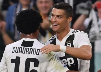 ¡Par de cracs! La foto de Cristiano y Cuadrado tras el 4 – 0 a Cagliari
