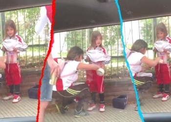 Llenó de bengalas a su hija para entrar material pirotécnico al Monumental