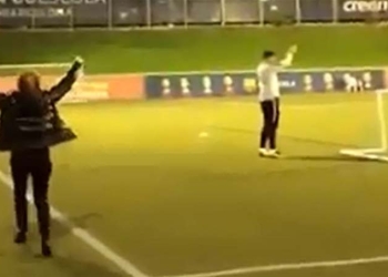 El festejo de Shakira por un gol de su hijo en el Barcelona