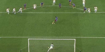 La jugada que protagonizó Hugo Rodallega en el partido de la fecha en Turquía