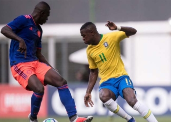 Lo que pasó entre la Selección Colombia sub-20 en el amistoso con Brasil