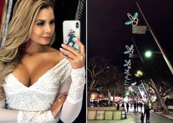 «¡No lo puedo creer!». La decoración navideña que llamó la atención de Melissa Martínez