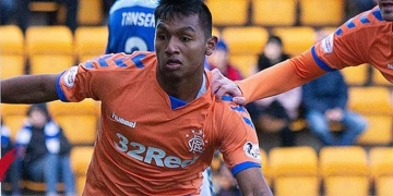 Alfredo Morelos desató la locura con otro de sus goles en Rangers FC