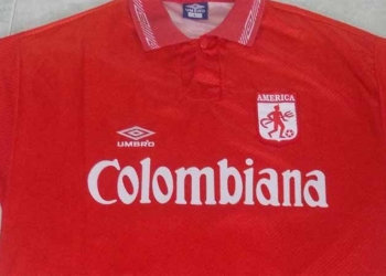 Las últimas camisetas que Umbro le hizo a América de Cali