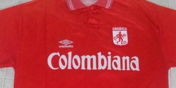 Las últimas camisetas que Umbro le hizo a América de Cali