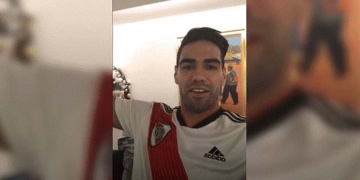 Falcao, más hincha que nunca. ¡Así respondió cuando le hablaron del descenso de River!