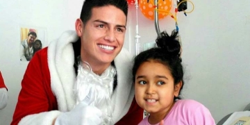 ¡Es de crack el gesto navideño de James Rodríguez en Colombia!