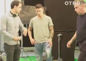 Los túneles de James Rodríguez, ¡afuera de la cancha!