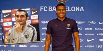 La situación de Jeison Murillo explicada por el DT del Barcelona