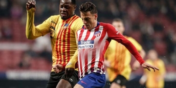 Primera asistencia de Santiago Arias en Atlético de Madrid