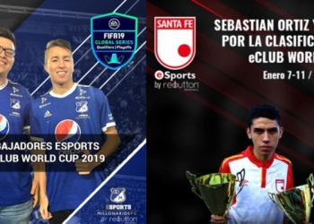 Representantes de Millonarios y Santa Fe eSports, al FIFA eClub World Cup