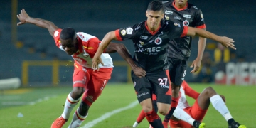 Cúcuta bailó a Santa Fe en El Campín