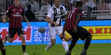 Alegría para Cristiano Ronaldo y reclamo de Cristian Zapata en la Supercopa de Italia