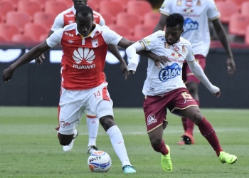 Así sería la negociación entre Atlético Nacional y Santa Fe por Baldomero Perlaza