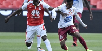 Así sería la negociación entre Atlético Nacional y Santa Fe por Baldomero Perlaza