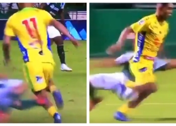 La sanción que le dieron a Julián Zea tras la patada a Andrés Amaya