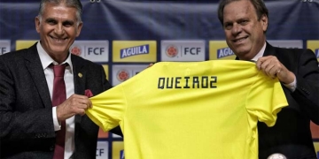 Tenía que ser gol: El increíble yerro de Miguel Borja, ¡con Carlos Queiroz en la tribuna!