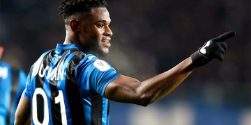Otro gol y récord de Duván Zapata en la liga italiana