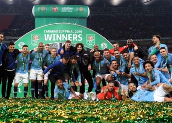 Ian Carlo Poveda festejó su primer título con Manchester City