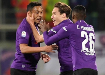 Luis Fernando Muriel aparece con asistencia en la Copa Italia
