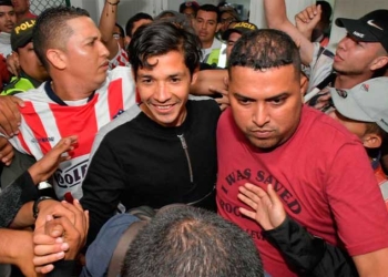 Hinchada de Junior superó las expectativas de Matías Fernández