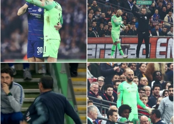¡Tremendo show! Maurizio Sarri explicó lo que pasó con Kepa y su negativa a salir