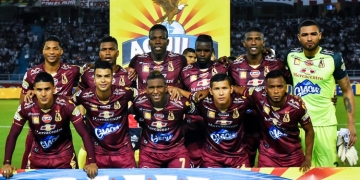 La formación del Tolima para el partido en Curitiba contra Paranaense