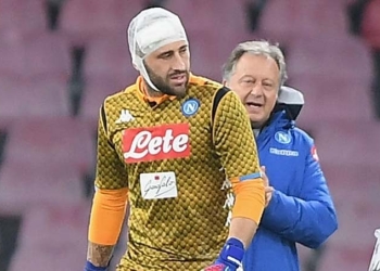 Oficial del Napoli y Carlo Ancelotti sobre la salud de David Ospina