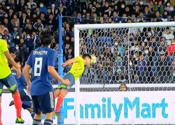 El gol con la mano de Falcao ante Japón