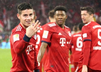 Ven a James Rodríguez en la Premier League