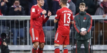 Bayern Múnich confirma la recuperación de James Rodríguez