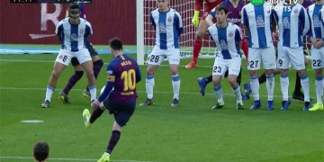 ¡Lionel Messi inventó el tiro libre a lo Panenka!