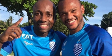 Pablo Armero y Manga Escobar, la dupla colombiana que se juntó en Brasil