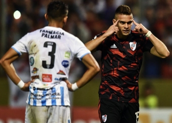 Llegó el fin de la sequía de goles de Rafael Santos Borré en River Plate