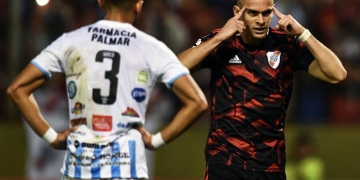 Llegó el fin de la sequía de goles de Rafael Santos Borré en River Plate