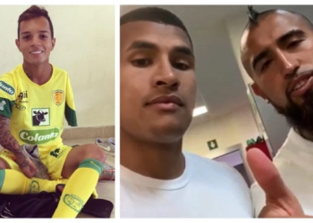Mensaje de Arturo Vidal para Santiago Arroyave. Murillo hizo la gestión