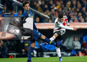 ¡Se tatuó un código QR que revive el gol de Juanfer Quintero a Boca Juniors!