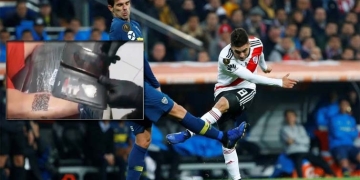 ¡Se tatuó un código QR que revive el gol de Juanfer Quintero a Boca Juniors!