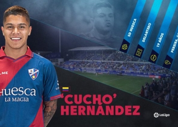 Cucho Hernández, la joven estrella del SD Huesca